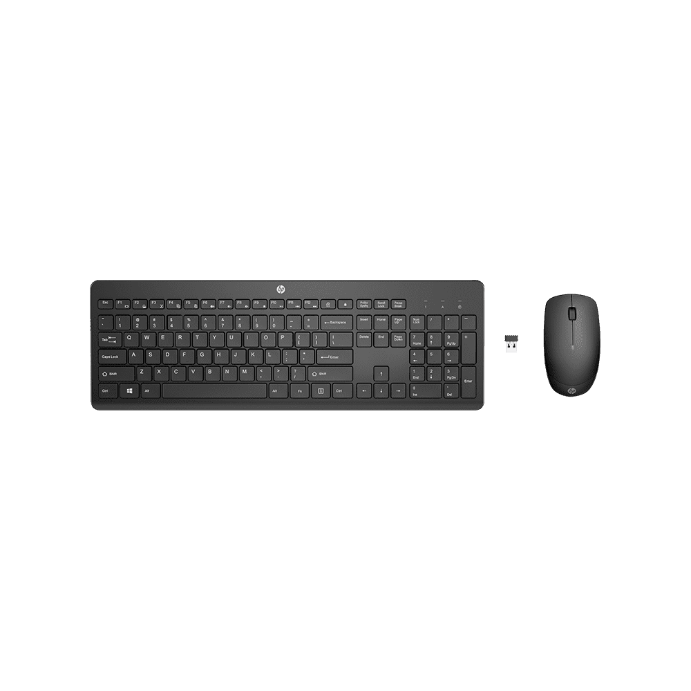 Ensemble clavier et souris sans fil HP 235 AZERTY (1Y4D0AA)