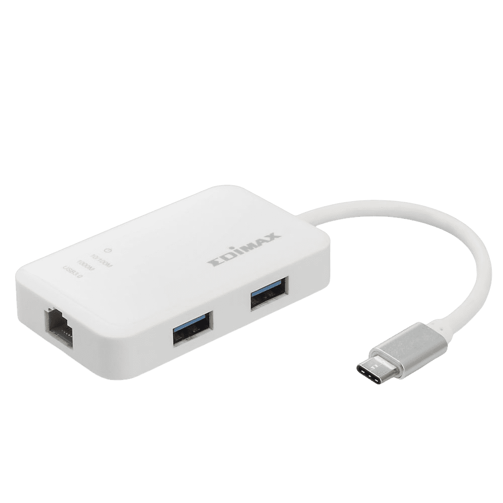EDIMAX USB-C to 3-Port USB 3.0 Gigabit Ethernet Hub-1