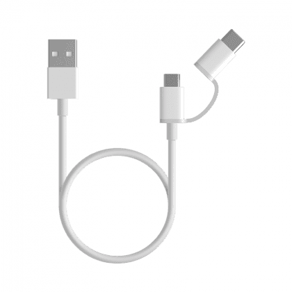 Mi 2-in-1 USB Cable (Micro USB to Type C) 30cm (SJX01ZM)-1