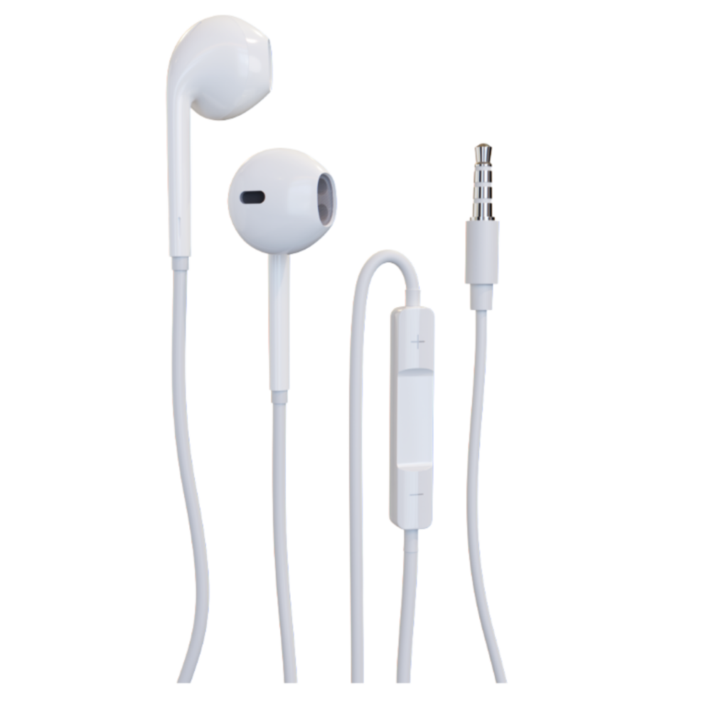 Oryx ecouteur filaire, longueur 120cm, TPE, connecteur jack 3.5mm (SEF-035j)