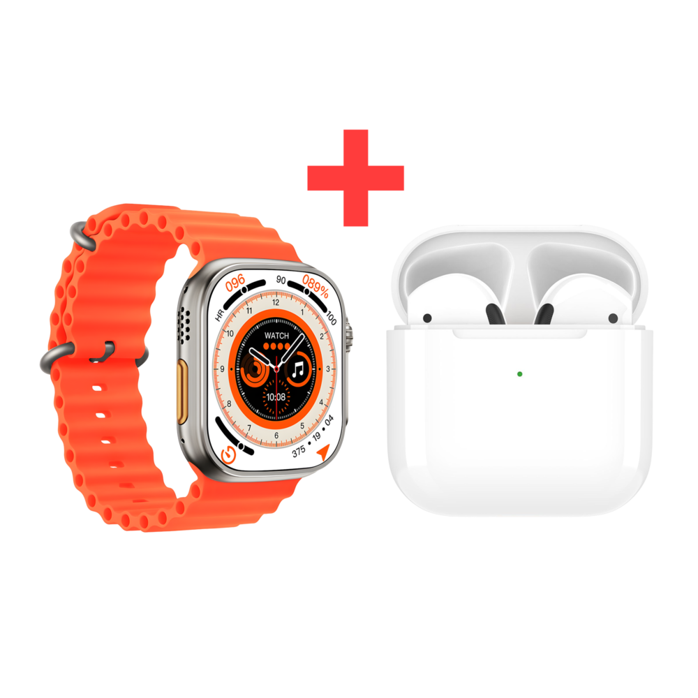 Smartwatch WS18 Ultra + Ã‰couteurs sans fil offert