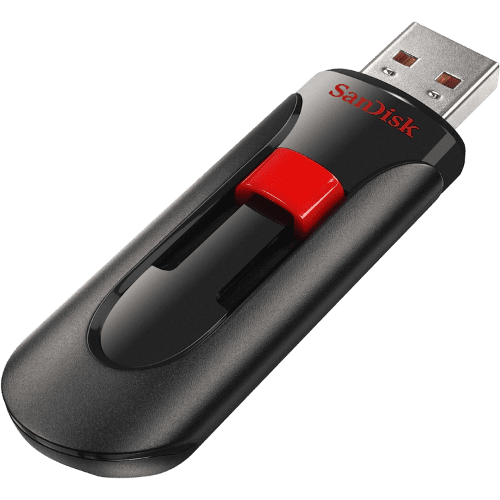 CLE USB SANDISK CRUZER GLIDE 128Go 3.0 NOIR (SDCZ600-128G-G35)