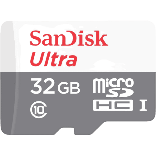 Carte Mémoire SanDisk Ultra 32GB microSDHC™/microSDXC™ UHS-I (SDSQUNR-032G-GN3MN)