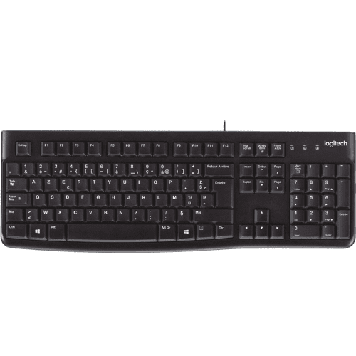 K120 Corded Keyboard - N/A - FRA - CENTRAL (920-002488)