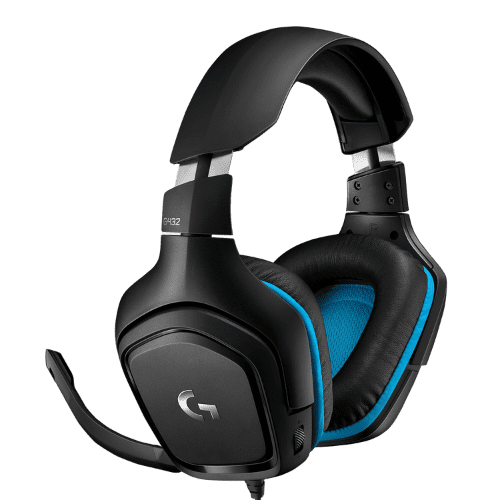 LOGITECH G432 7.1 Surround Sound Wired Gaming Head (981-000770)