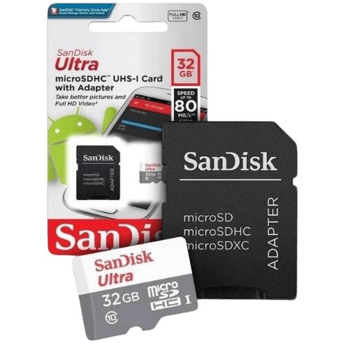 SanDisk Ultra microSDXC 32GB 80MB/s Cl. 10 (SDSQUNS-032G-GN3MN)