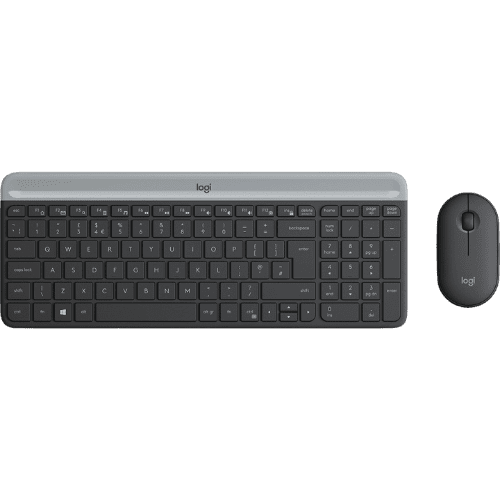 Slim Wireless Keyboard and Mouse Combo MK470 - GRA (920-009190)