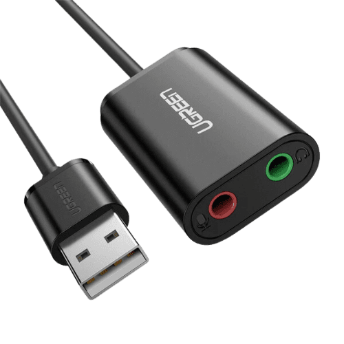 Ugreen Adaptateur USB-A to 3,5mm audio Stereo (30724)