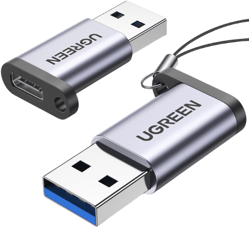 Ugreen Adaptateur USB 3.0 to USB-C Female GRIS (50533)