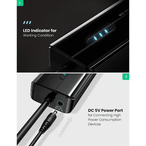 Ugreen HUB USB 3.0 to 3 x USB 2.0 + RJ45 Port (1000Mbps) (20265)-5