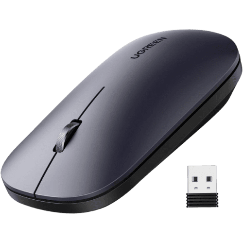 Ugreen Souris sans fil 2,4Ghz/10M GRIS Noir (90372)