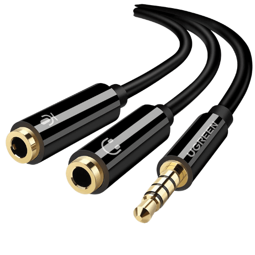 Ugreen Splitter Audio 3.5mm Male to 3.5mm Female (30620)