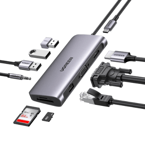 Ugreen Station d'accueil USB-C 10 en 1 (80133)