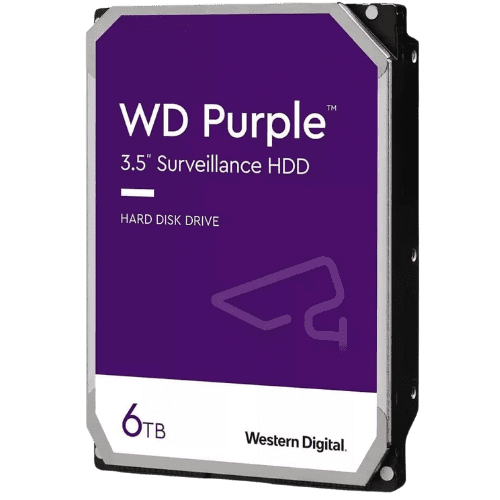 WD Purple Surveillance Hard Drive 6TB (WD64PURZ)