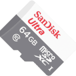carte memoire sandisk ultra 64 go microsdxc uhs i sdsqunr 064g gn3mn 1