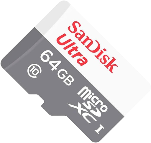 carte memoire sandisk ultra 64 go microsdxc uhs i sdsqunr 064g gn3mn 1