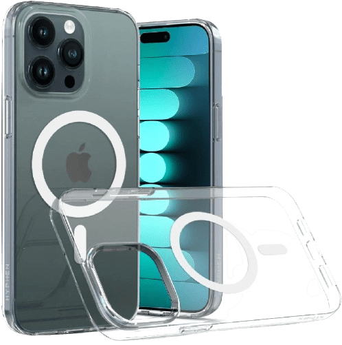 hyphen aire magsafe clear case iphone 15 pro 6 1 10ft drop tested case hpc msc15p8207 1