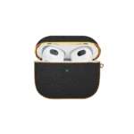 hyphen apple airpods 3 leather case black hac lcbk2007 1