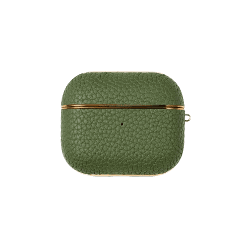 hyphen apple airpods 3 leather case green hac lcgr1987 1