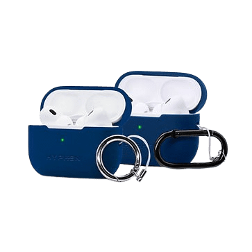 hyphen apple airpods pro 2nd gen silicone case blue hac scp2bl6906 1