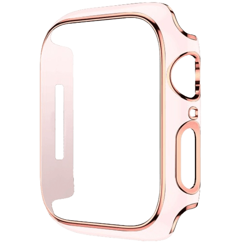 hyphen apple watch frame protector 41mm pink and rose gold haw fp41prg7712 1