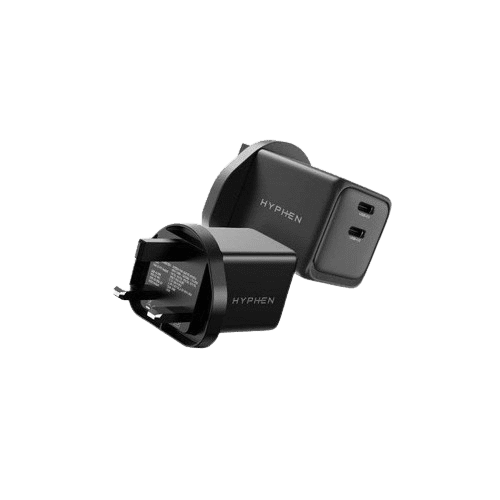 hyphen gan adaptor 45w uk plug black hpa g45wukb7804 1