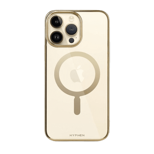 hyphen magsafe frame case gold iphone 14 pro max hpc mgd14pm6401 1