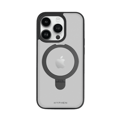 hyphen magsafe stand case gray iphone 15 pro 6 1 hpc rgy15p8597 1