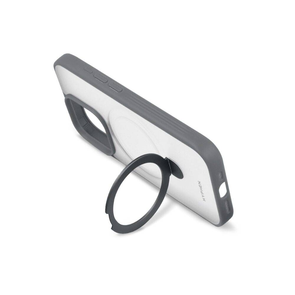 hyphen magsafe stand case gray iphone 15 pro max 6 7 hpc rgy15pm8603 3