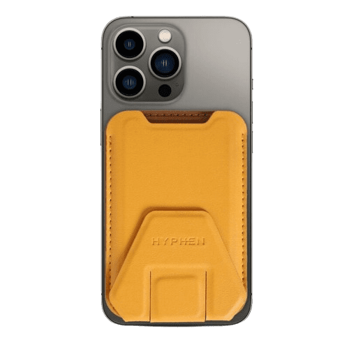 hyphen magsafe wallet card holder with stand orange hmw chsor4988 1