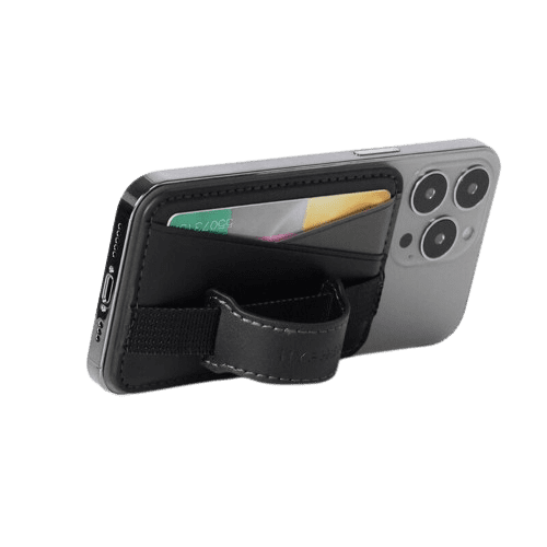 hyphen magsafe wallet dual pocket with grip black hmw dpgbk5022 1