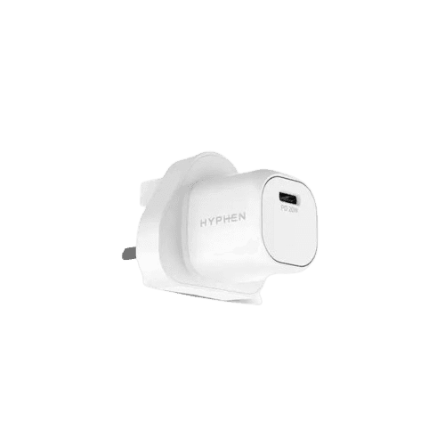 hyphen mini pd adaptor 20w uk plug white hpa m20wukw7958 1