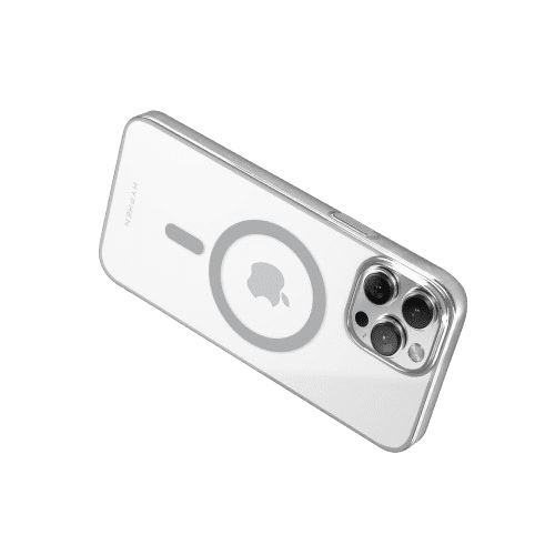 hyphen noct magsafe frame case silver iphone 15 pro max 6 7 hpc fsl15pm8429 1