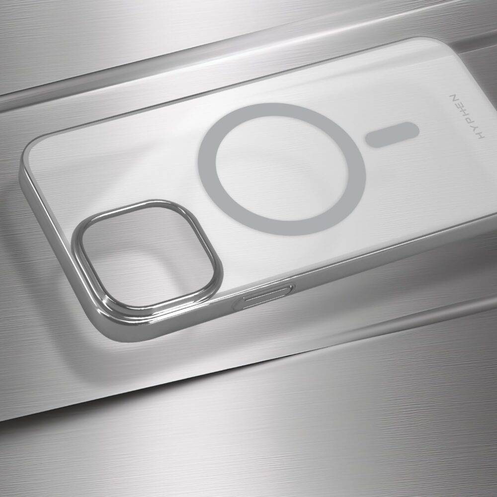 hyphen noct magsafe frame case titanium grey iphone 15 pro 6 1 hpc fgy15p8351 3