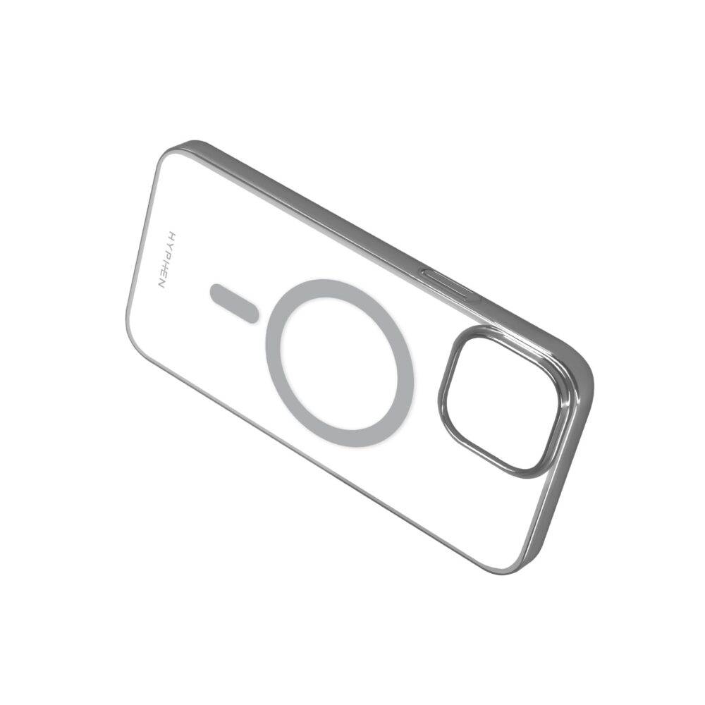 hyphen noct magsafe frame case titanium grey iphone 15 pro 6 1 hpc fgy15p8351 4
