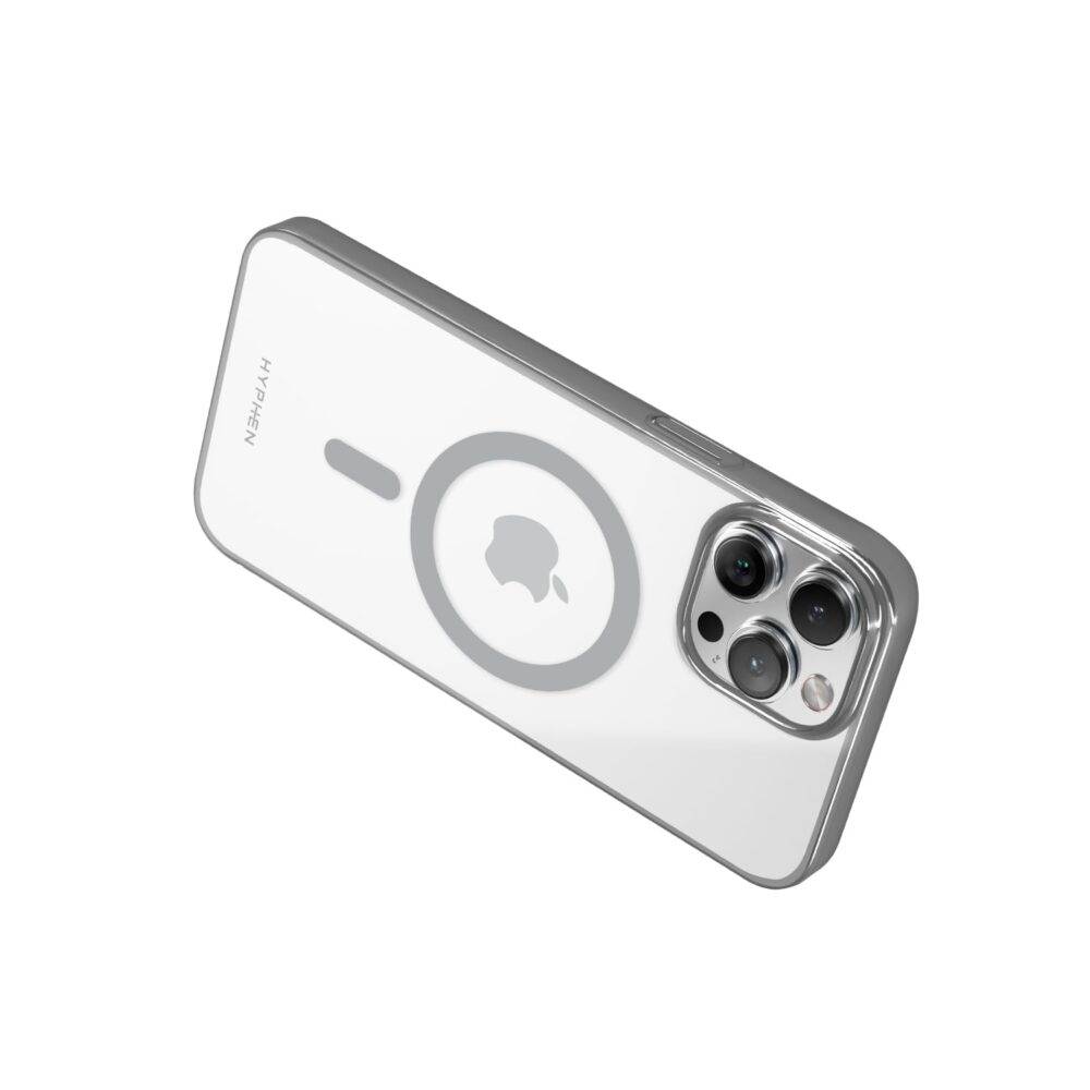 hyphen noct magsafe frame case titanium grey iphone 15 pro max 6 7 hpc fgy15pm8368 6