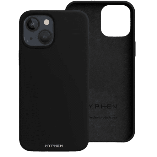 hyphen tint silicone magsafe case black iphone 14 6 1 hpc sbk144124 1