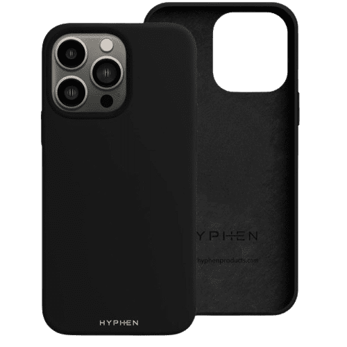 hyphen tint silicone magsafe case black iphone 14 pro 6 1 hpc sbk14p4131 1