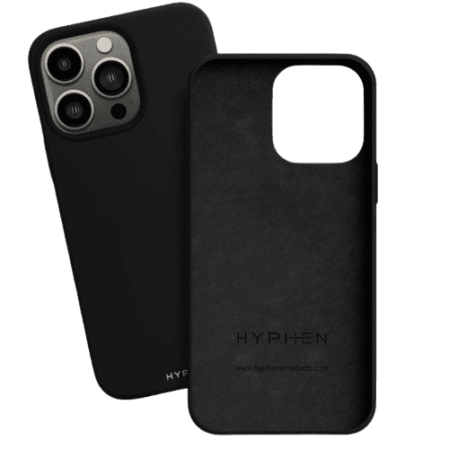 hyphen tint silicone magsafe case black iphone 14 pro max 6 7 hpc sbk14pm4155 1