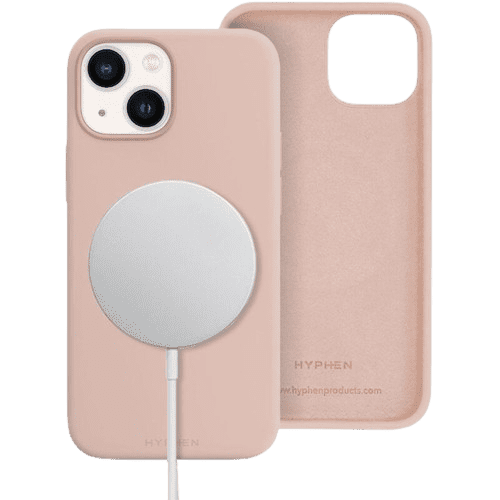 hyphen tint silicone magsafe case sand pink iphone 14 plus 6 7 hpc ssp14m4469 1