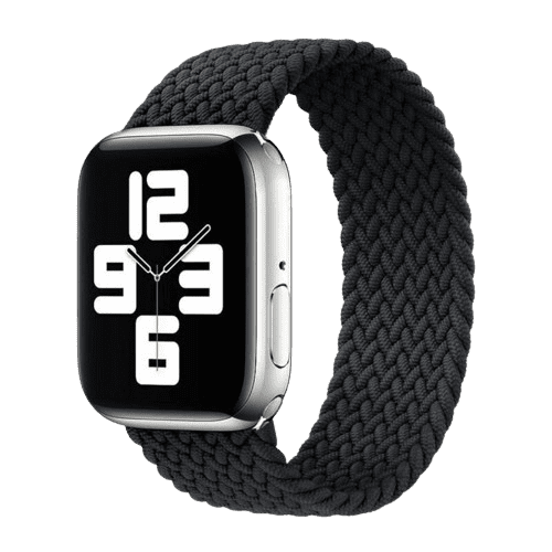 hyphen watch strap apple braided watch band black 42 44 mm medium hws abwbkm9954 1
