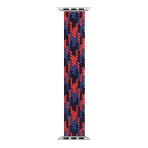 hyphen watch strap apple braided watch band black red 38 40 mm medium hws abmbrm1148 1