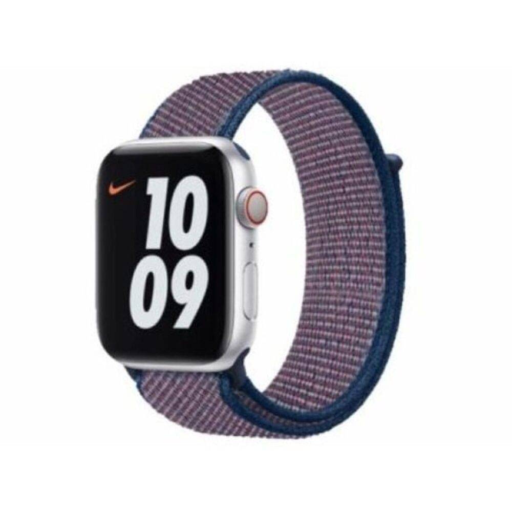 hyphen watch strap apple nylon blue 38 40 mm hws anybls9966 2